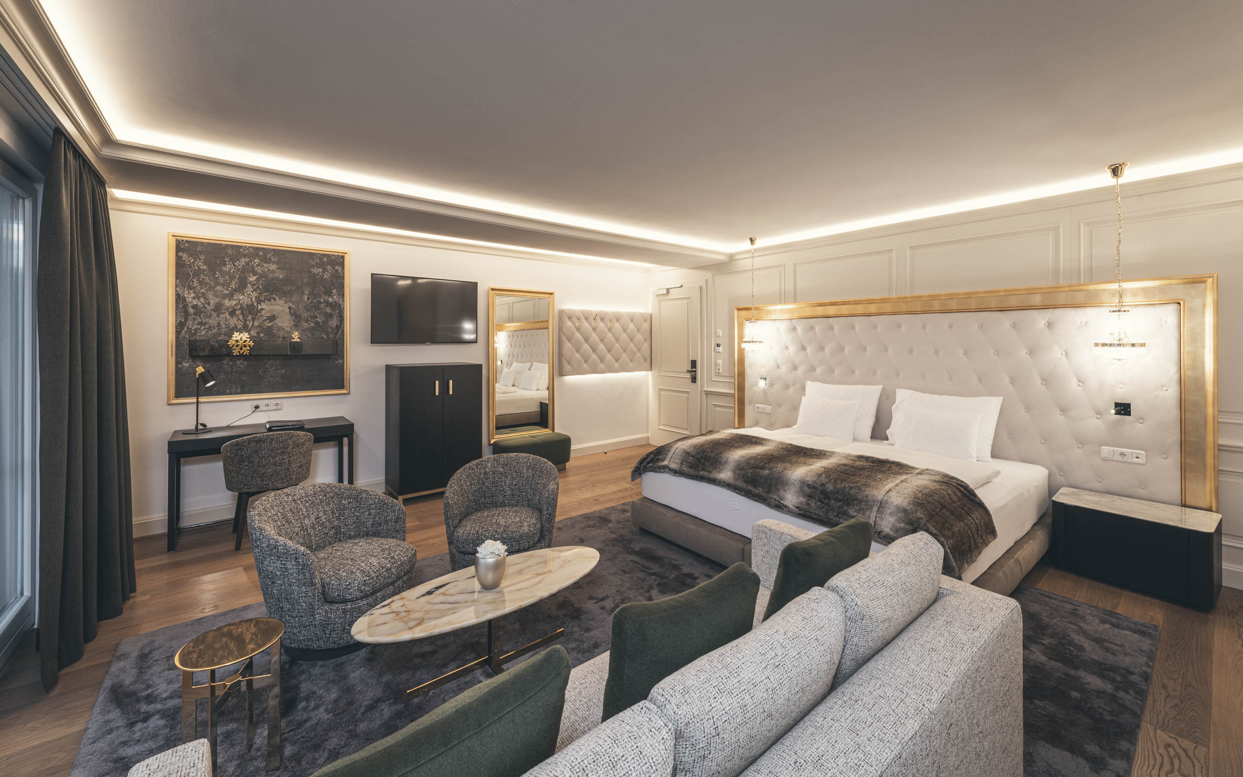 Schlosshotel Ischgl - Luxury ski hotel gallery image 21 showing alpine architecture, interior design, or mountain views