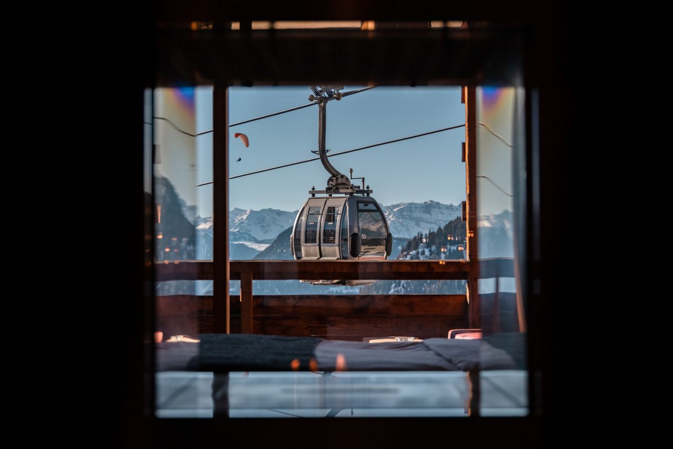 W Verbier - Luxury ski hotel gallery image 39 showing alpine architecture, interior design, or mountain views