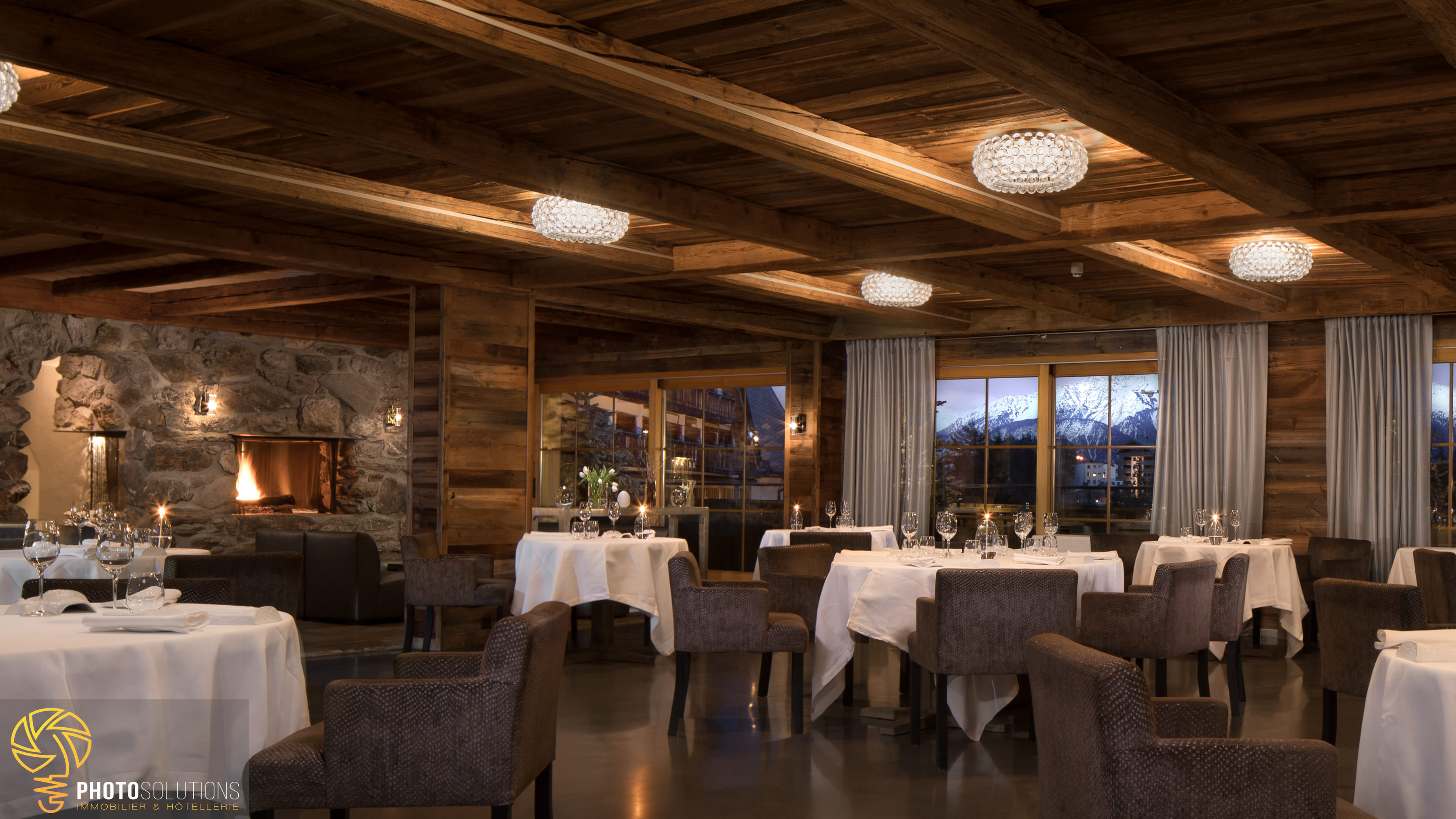 Hostellerie du Pas de l’Ours - Luxury ski hotel gallery image 8 showing alpine architecture, interior design, or mountain views