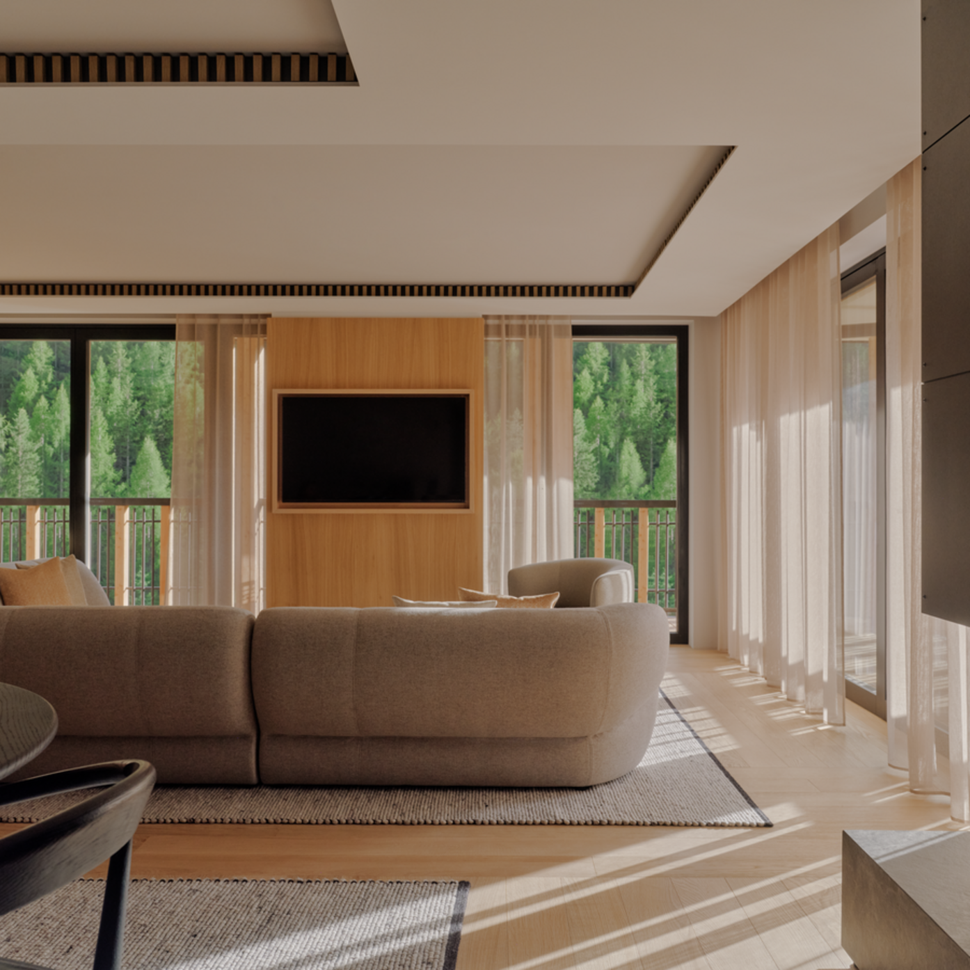 Aman Rosa Alpina - Luxury ski hotel gallery image 11 showing alpine architecture, interior design, or mountain views