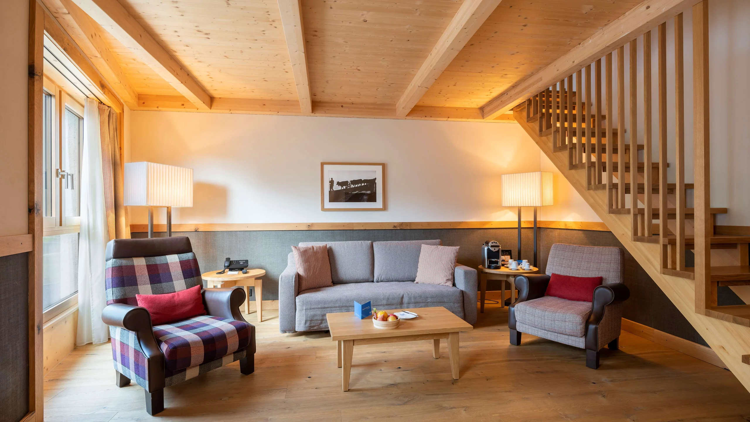 Frutt Mountain Resort - Luxury ski hotel gallery image 6 showing alpine architecture, interior design, or mountain views