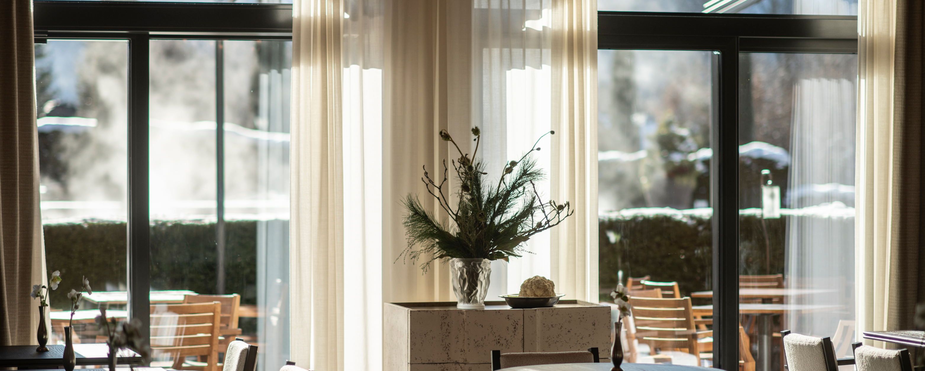 The Alpina Gstaad - Luxury ski hotel gallery image 7 showing alpine architecture, interior design, or mountain views