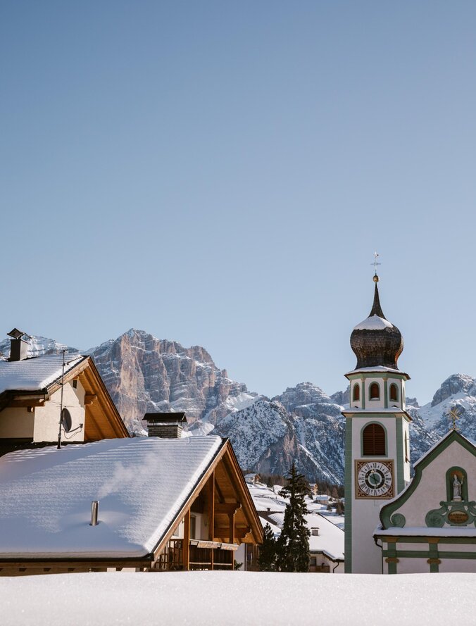 Aman Rosa Alpina - Luxury ski hotel gallery image 9 showing alpine architecture, interior design, or mountain views