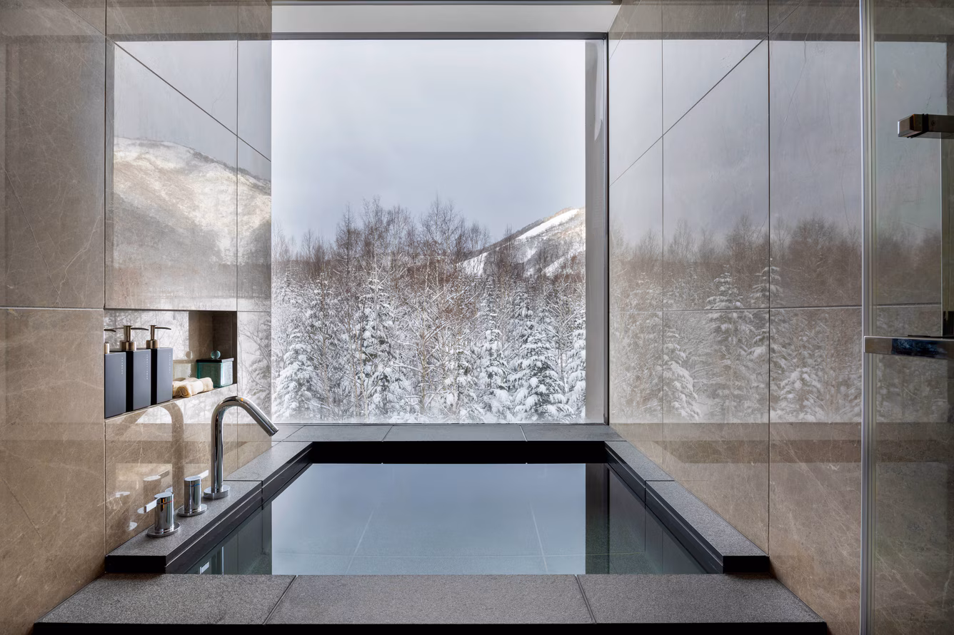 Higashiyama Niseko Village, a Ritz-Carlton Reserve - Luxury ski hotel gallery image 3 showing alpine architecture, interior design, or mountain views