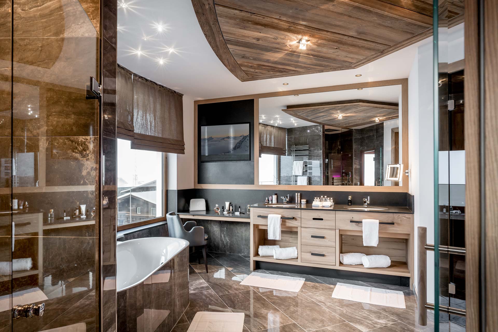 Alpen-Wellness Resort Hochfirst - Luxury ski hotel gallery image 7 showing alpine architecture, interior design, or mountain views