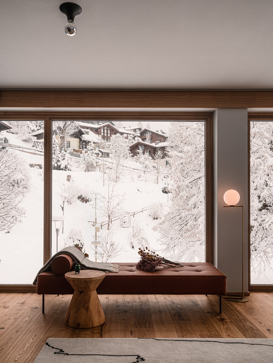the cōmodo - Luxury ski hotel gallery image 4 showing alpine architecture, interior design, or mountain views