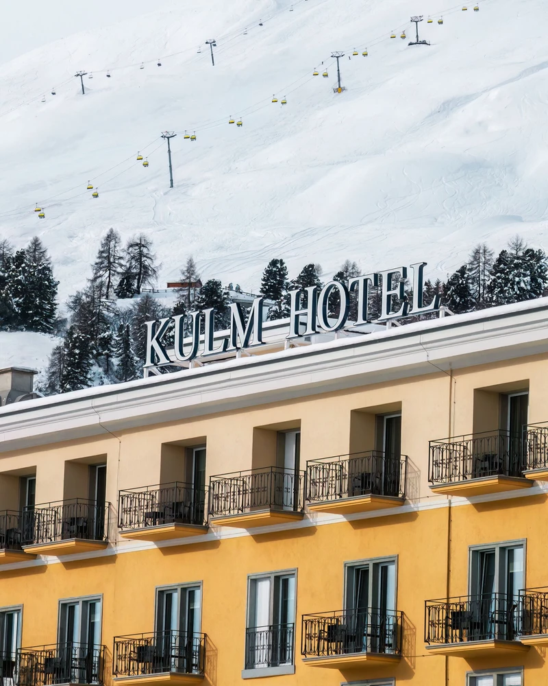 Kulm Hotel St. Moritz - Luxury ski hotel gallery image 15 showing alpine architecture, interior design, or mountain views
