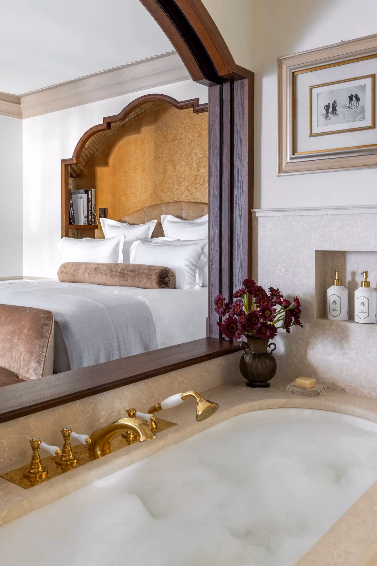 Ancora Cortina - Luxury ski hotel gallery image 2 showing alpine architecture, interior design, or mountain views