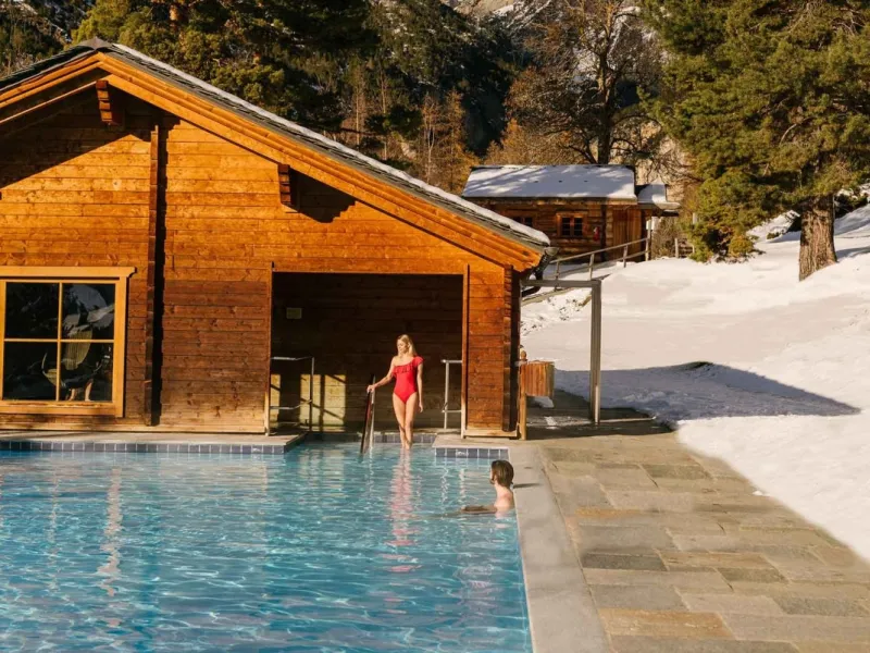 Eden Hotel - Luxury ski hotel gallery image 8 showing alpine architecture, interior design, or mountain views