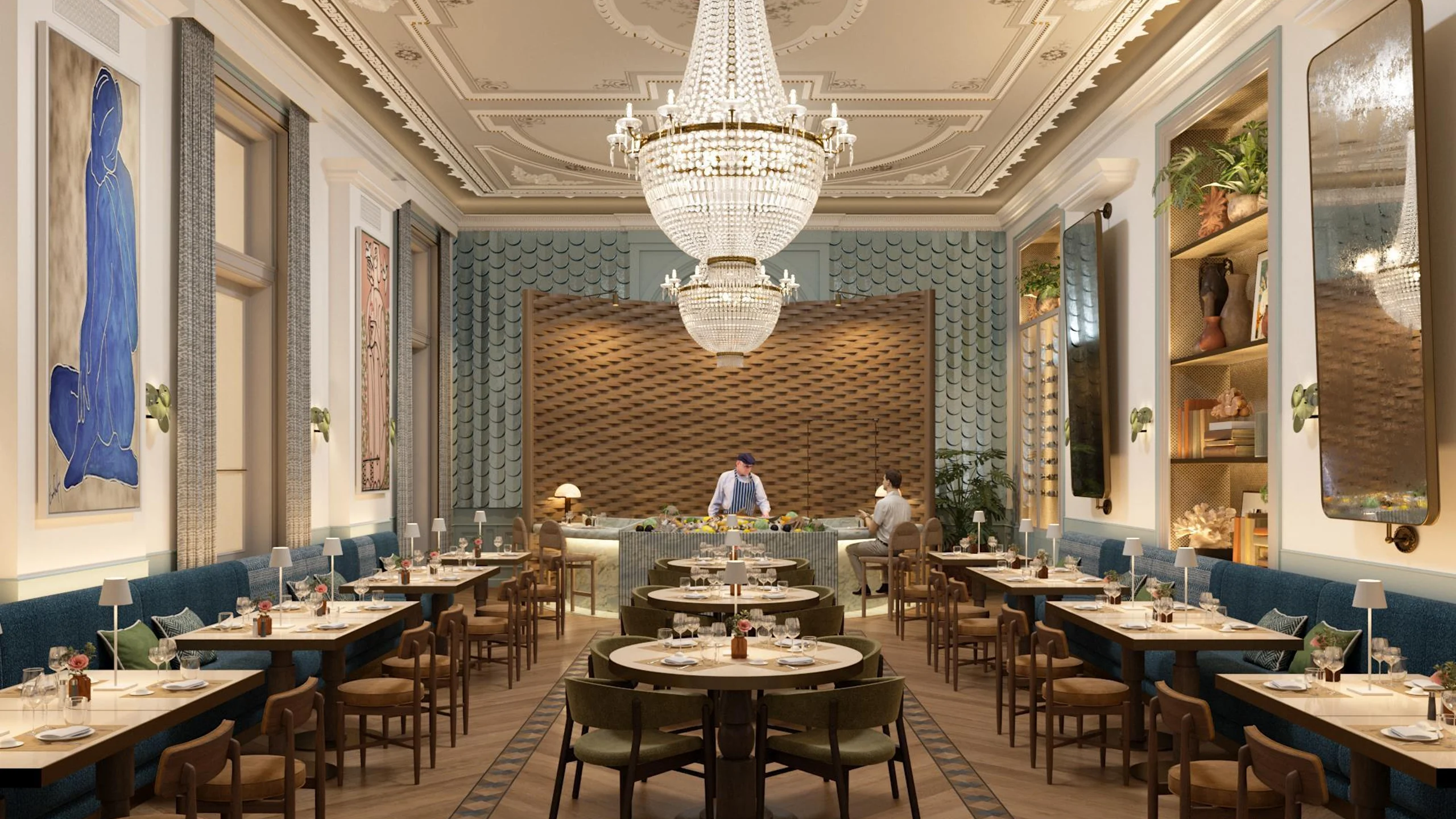 Kempinski Grand Hotel des Bains - Luxury ski hotel gallery image 10 showing alpine architecture, interior design, or mountain views