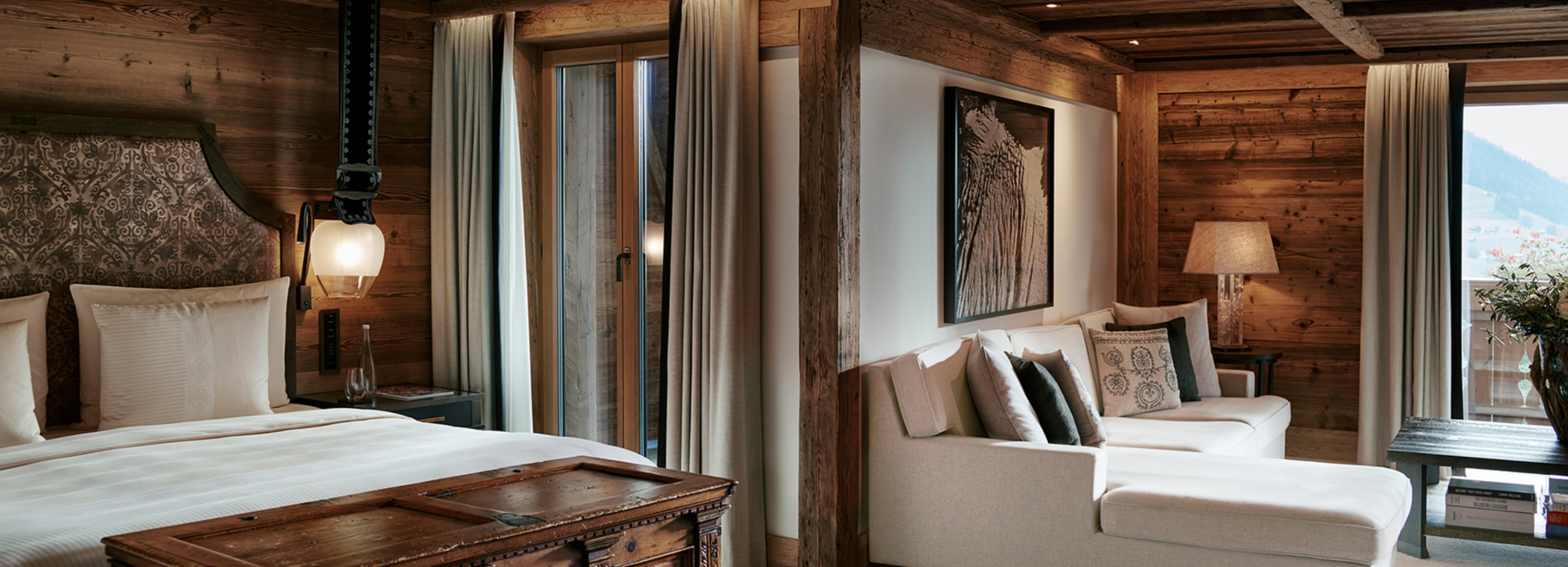 The Alpina Gstaad - Luxury ski hotel gallery image 14 showing alpine architecture, interior design, or mountain views