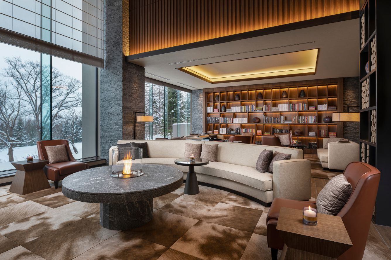 Higashiyama Niseko Village, a Ritz-Carlton Reserve - Luxury ski hotel gallery image 8 showing alpine architecture, interior design, or mountain views