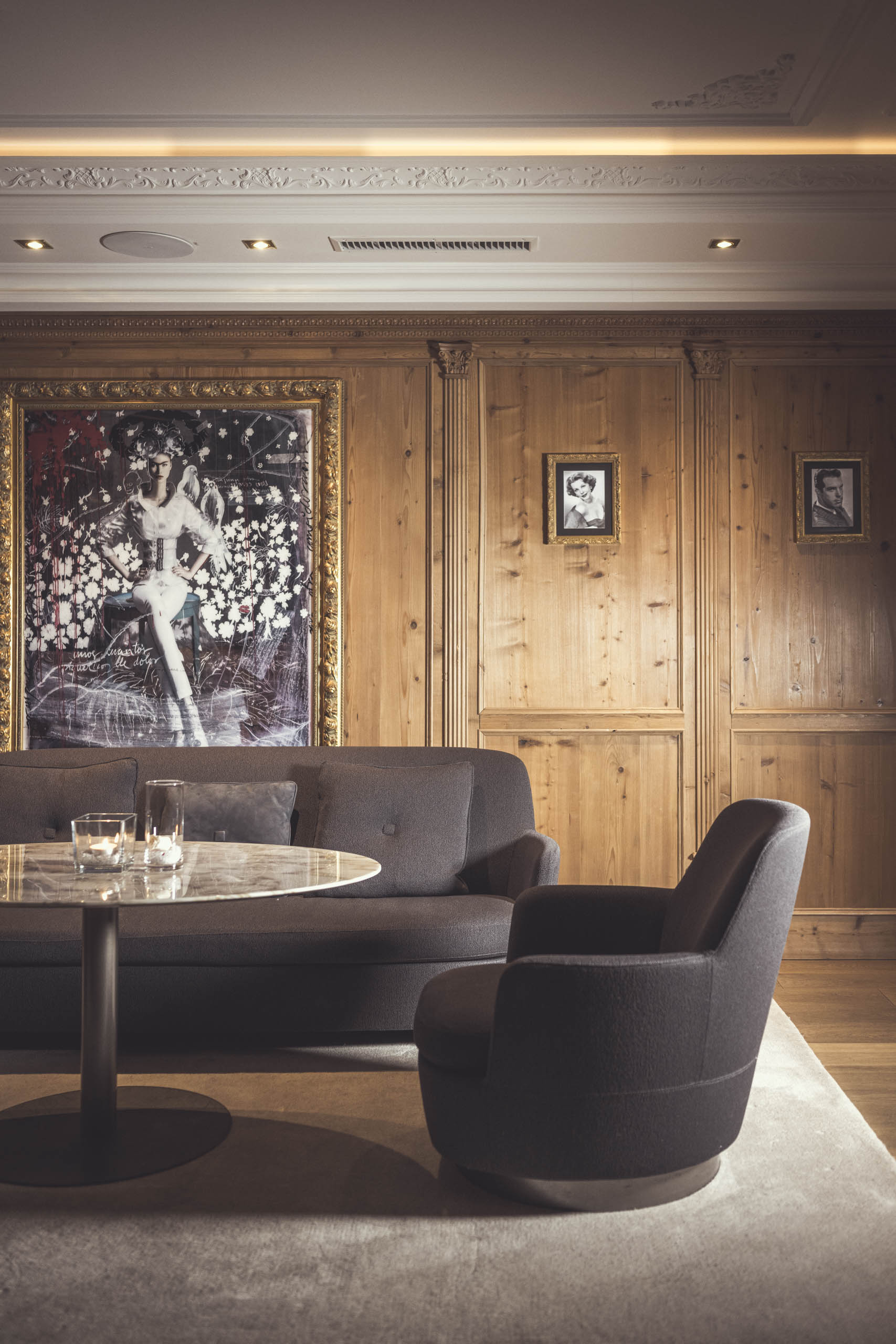 Schlosshotel Ischgl - Luxury ski hotel gallery image 22 showing alpine architecture, interior design, or mountain views