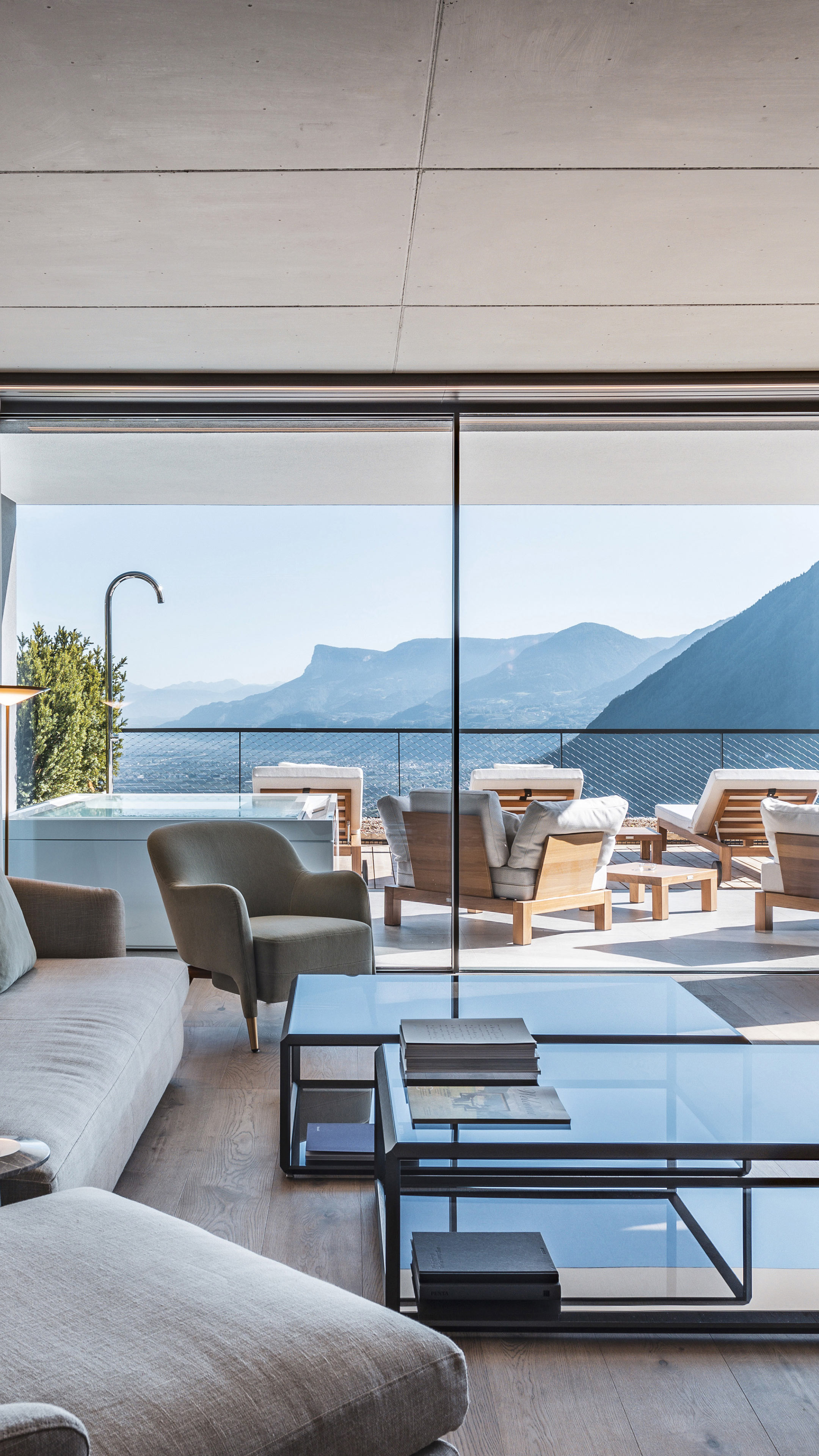 Arua Private Spa Villas - Luxury ski hotel gallery image 11 showing alpine architecture, interior design, or mountain views