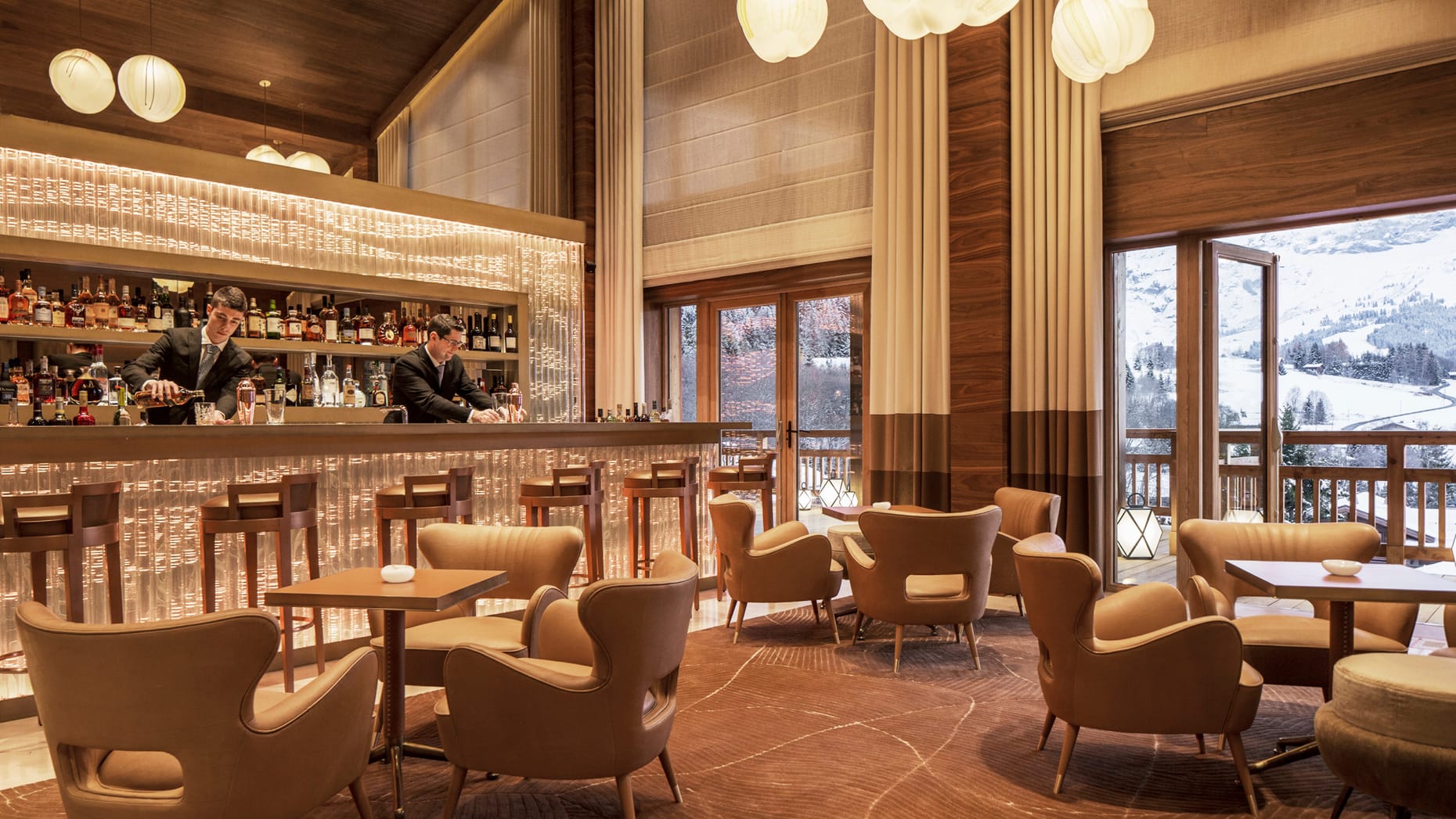 Four Seasons Resort Megève - Luxury ski hotel gallery image 3 showing alpine architecture, interior design, or mountain views