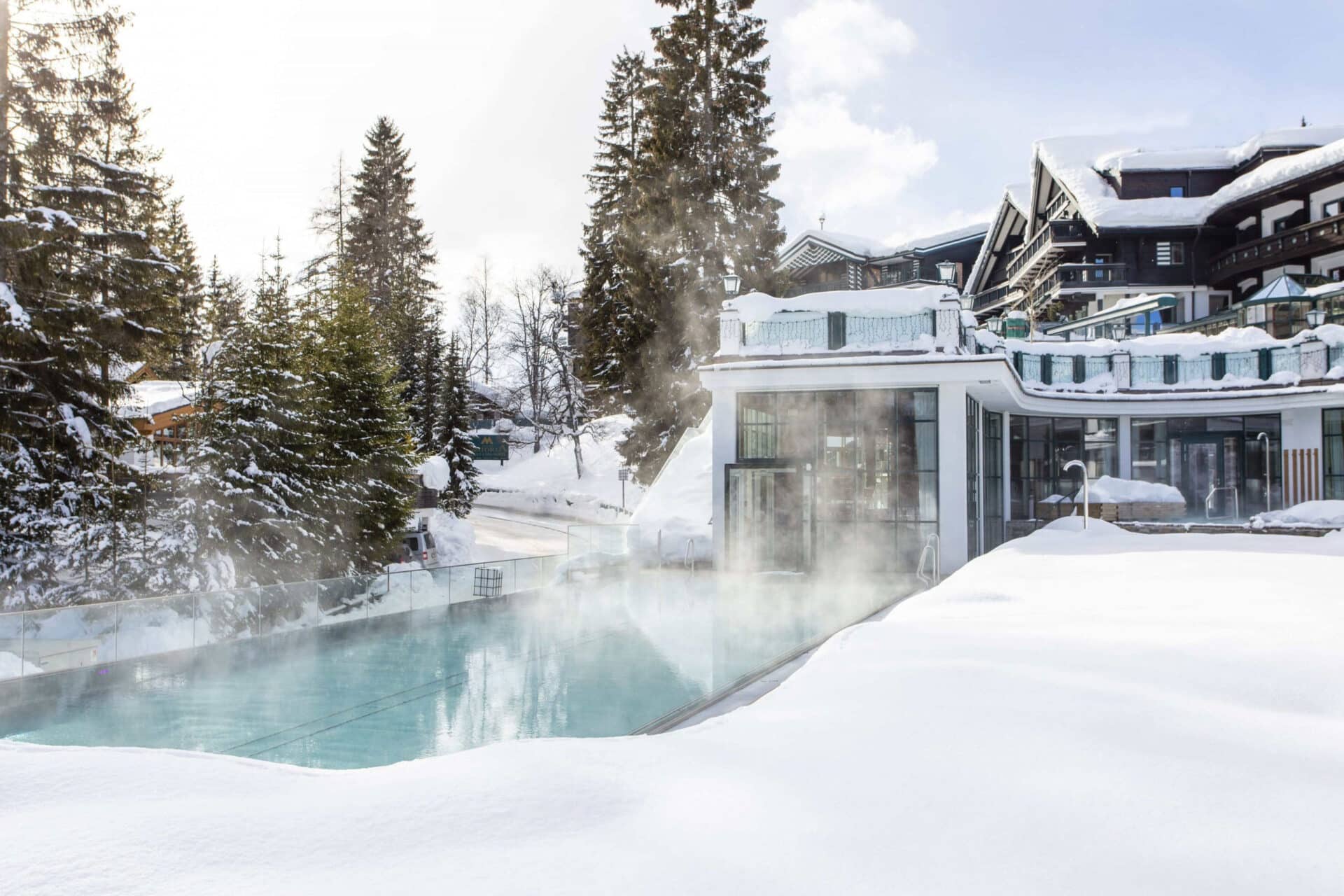 Alpine Resort Sacher Seefeld - Luxury ski hotel gallery image 9 showing alpine architecture, interior design, or mountain views