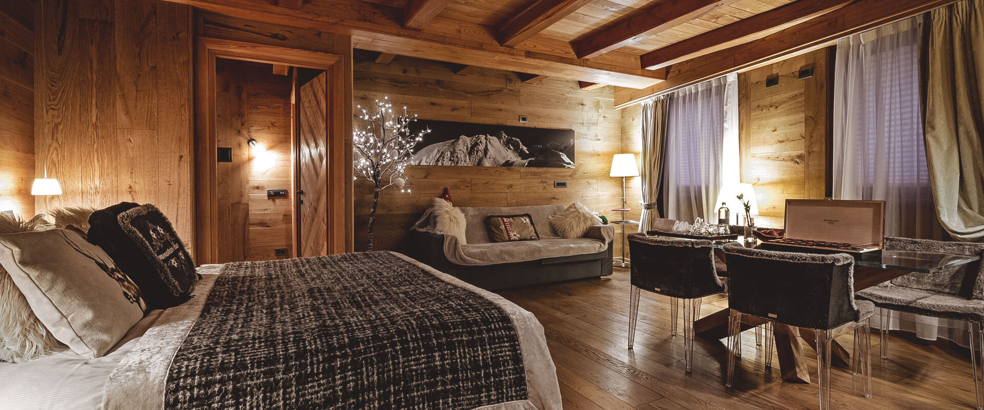 Fiocco di Neve Relais & Spa - Luxury ski hotel gallery image 39 showing alpine architecture, interior design, or mountain views