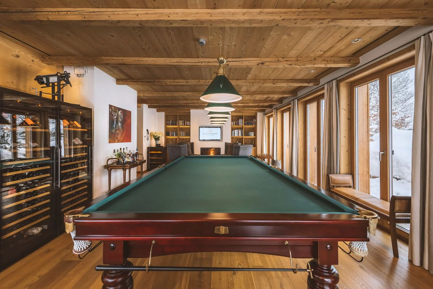 Hotel Tannenhof - Luxury ski hotel gallery image 13 showing alpine architecture, interior design, or mountain views