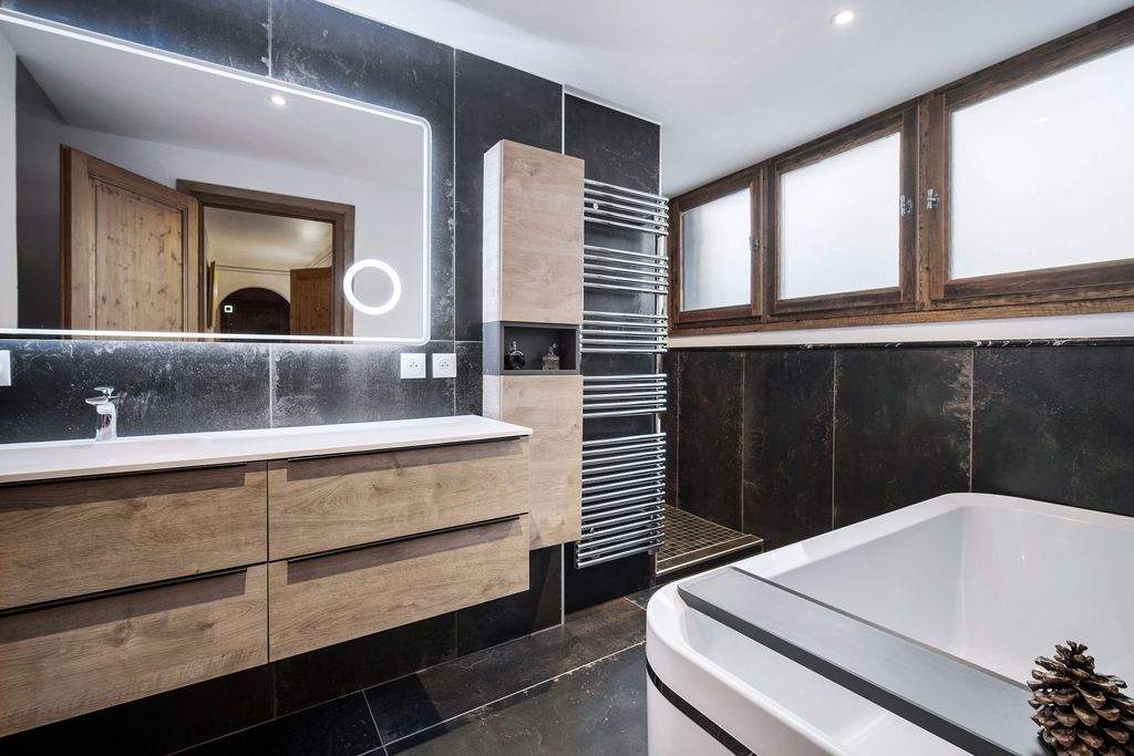 La Bouitte - Luxury ski hotel gallery image 9 showing alpine architecture, interior design, or mountain views