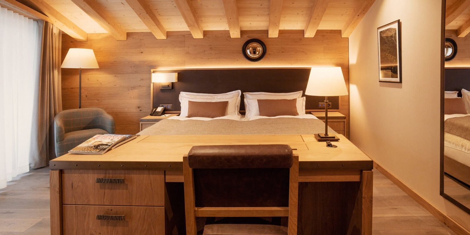 The Capra Hotel - Luxury ski hotel gallery image 10 showing alpine architecture, interior design, or mountain views