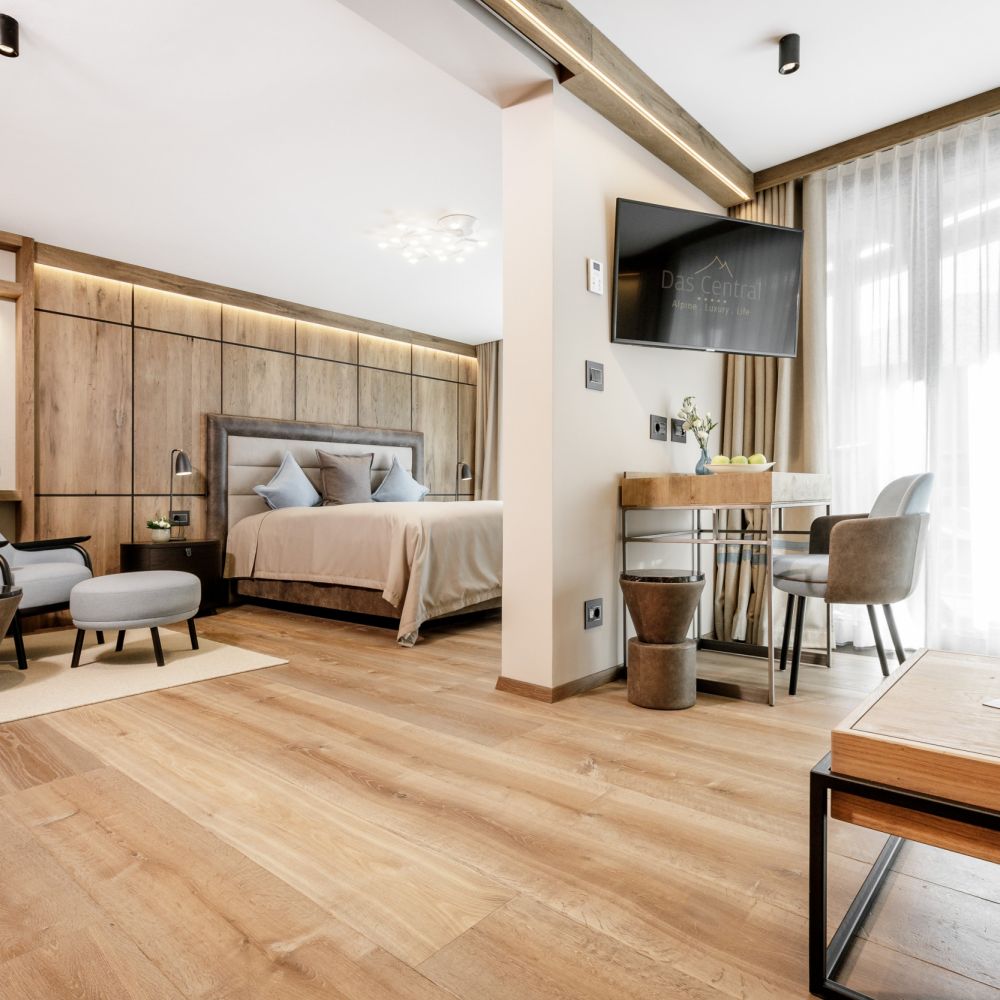 Das Central - Luxury ski hotel gallery image 17 showing alpine architecture, interior design, or mountain views