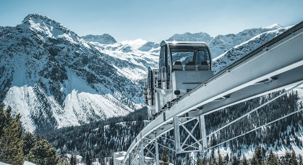 Tschuggen Grand Hotel - Luxury ski hotel gallery image 26 showing alpine architecture, interior design, or mountain views