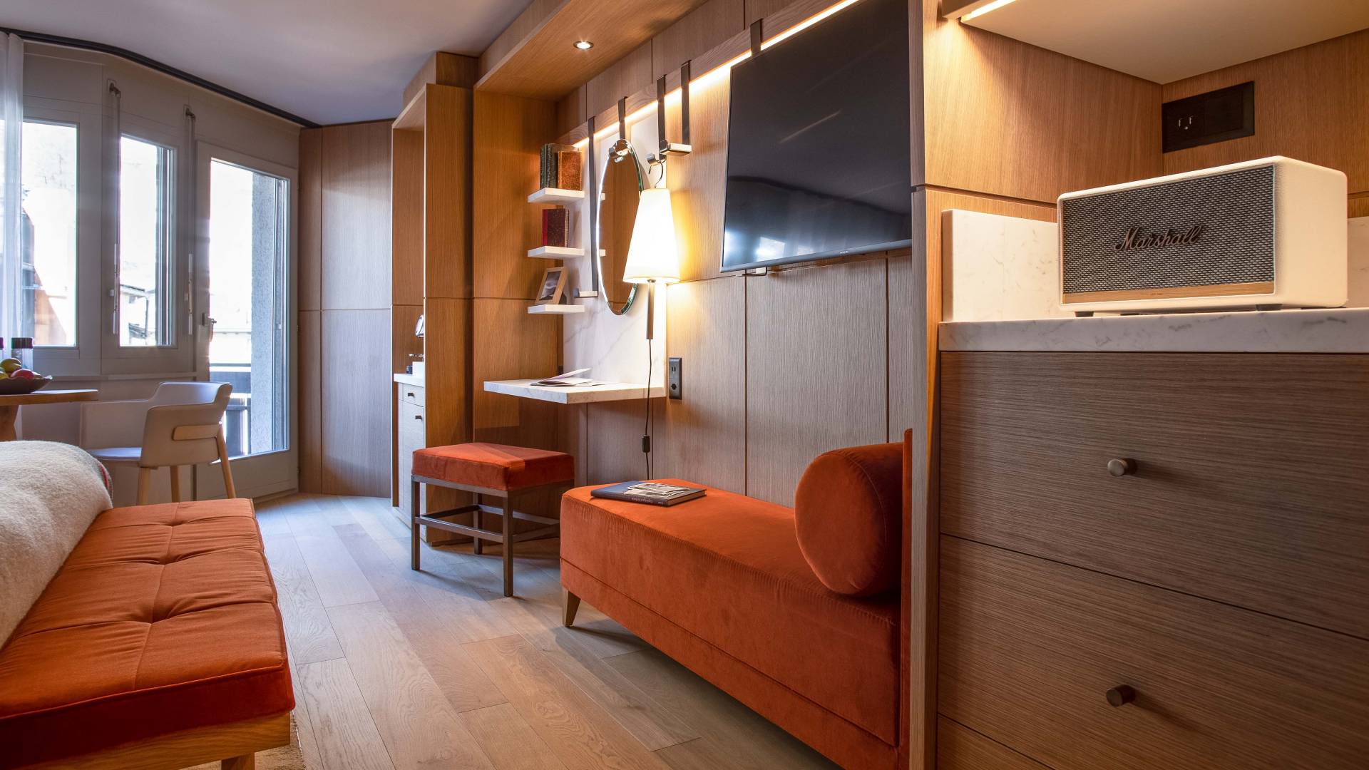 Schweizerhof Zermatt - Luxury ski hotel gallery image 15 showing alpine architecture, interior design, or mountain views