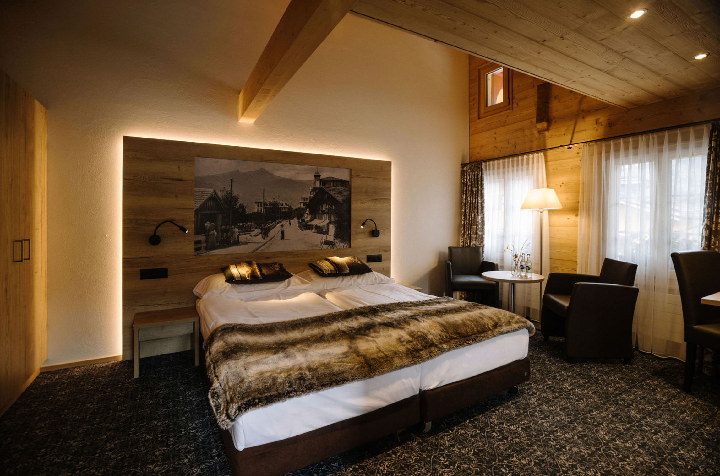 Bergwelt Grindelwald - Alpine Design Resort - Luxury ski hotel gallery image 17 showing alpine architecture, interior design, or mountain views