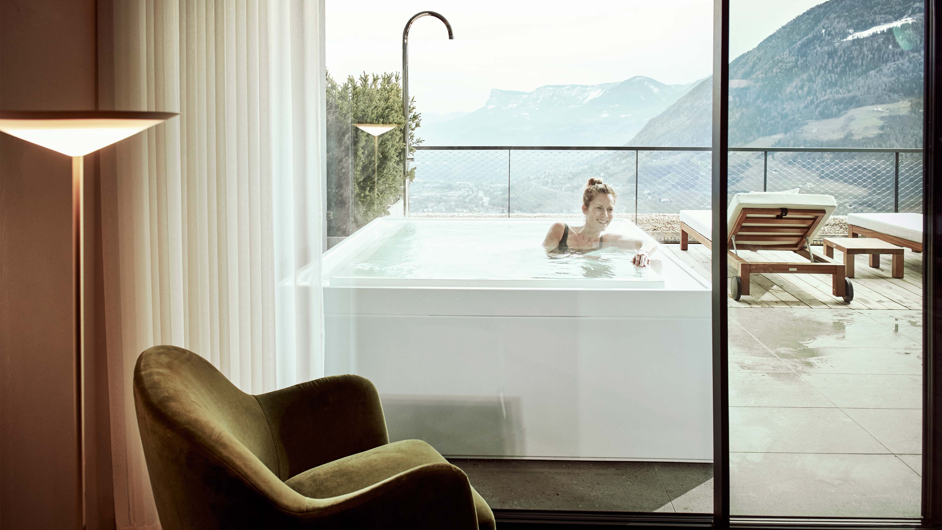 Arua Private Spa Villas - Luxury ski hotel gallery image 6 showing alpine architecture, interior design, or mountain views