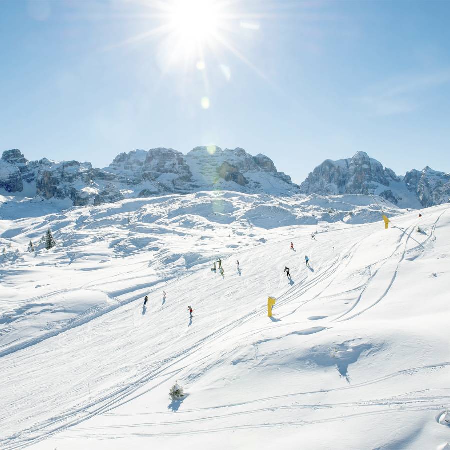 Lefay Resort & Spa Dolomiti - Luxury ski hotel gallery image 21 showing alpine architecture, interior design, or mountain views