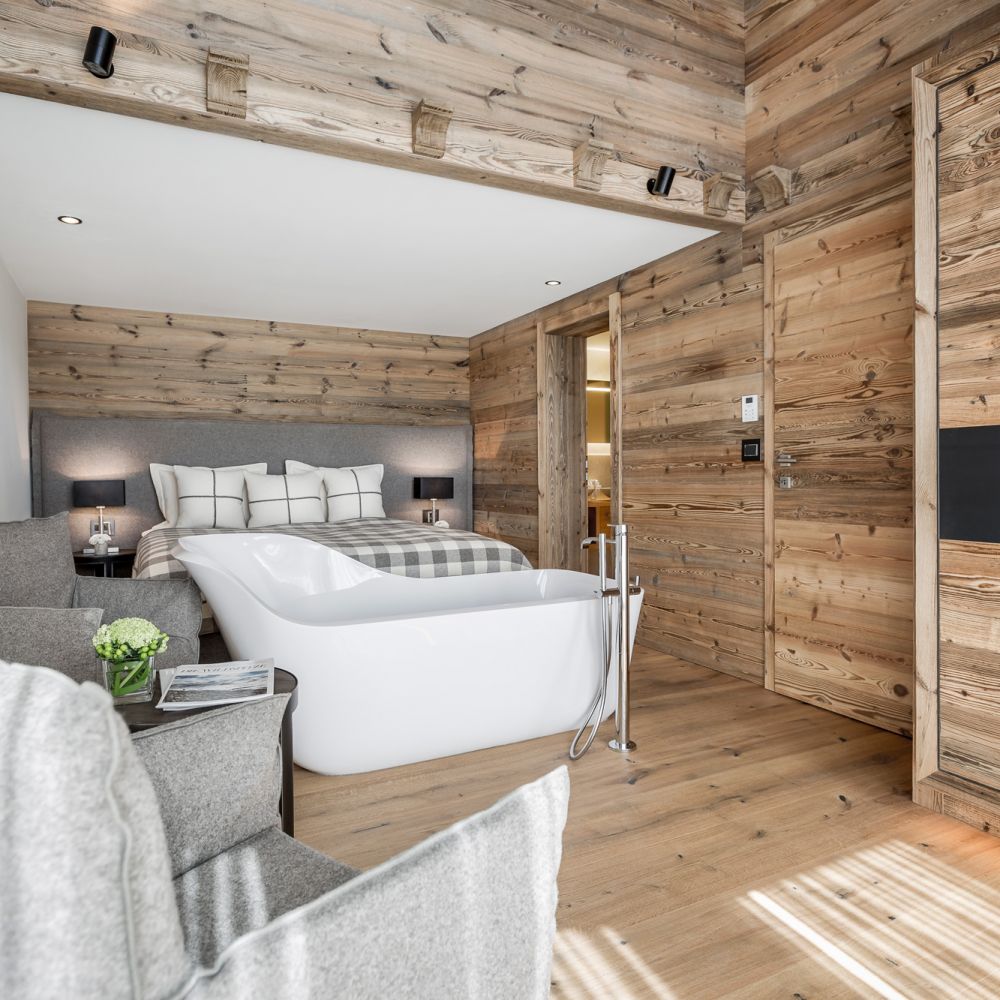 Das Central - Luxury ski hotel gallery image 12 showing alpine architecture, interior design, or mountain views