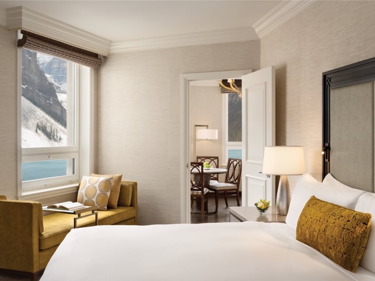 Fairmont Chateau Lake Louise - Luxury ski hotel gallery image 8 showing alpine architecture, interior design, or mountain views
