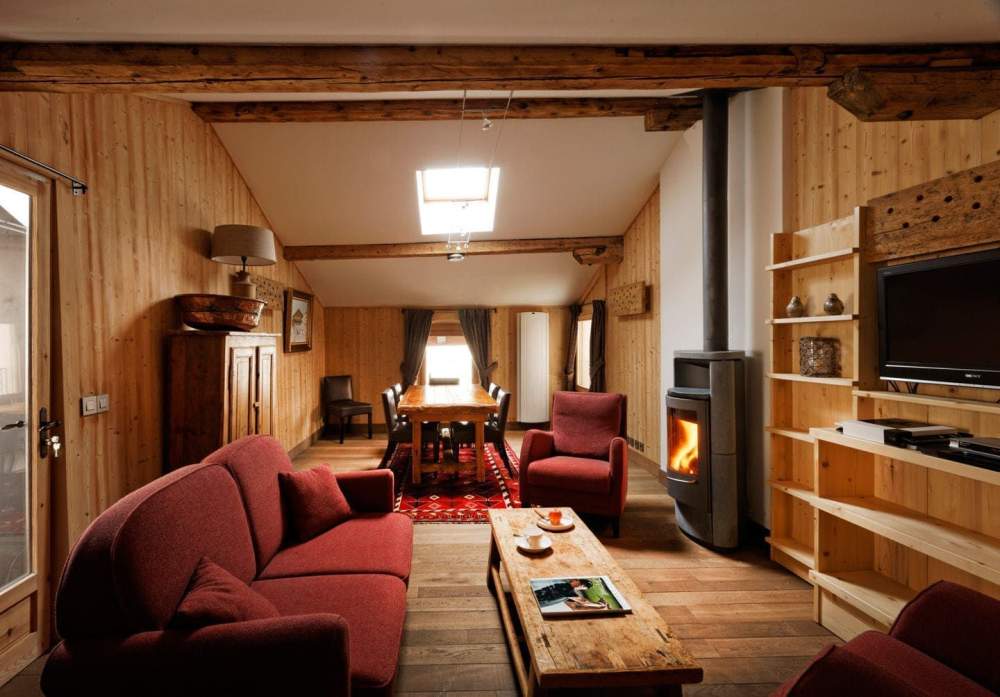Flocons de Sel - Luxury ski hotel gallery image 14 showing alpine architecture, interior design, or mountain views