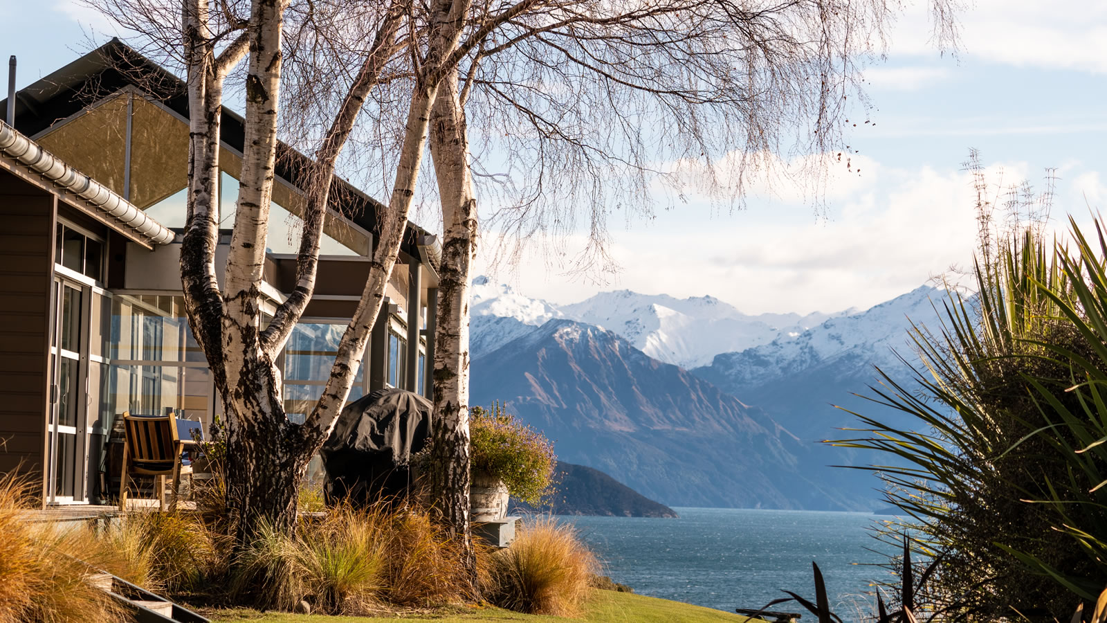 Whare Kea Lodge and Chalet - Luxury ski hotel gallery image 7 showing alpine architecture, interior design, or mountain views