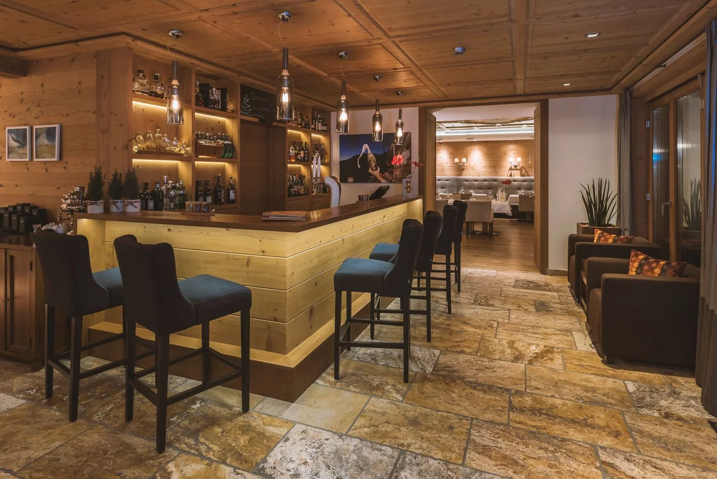 Hotel Tannenhof - Luxury ski hotel gallery image 14 showing alpine architecture, interior design, or mountain views