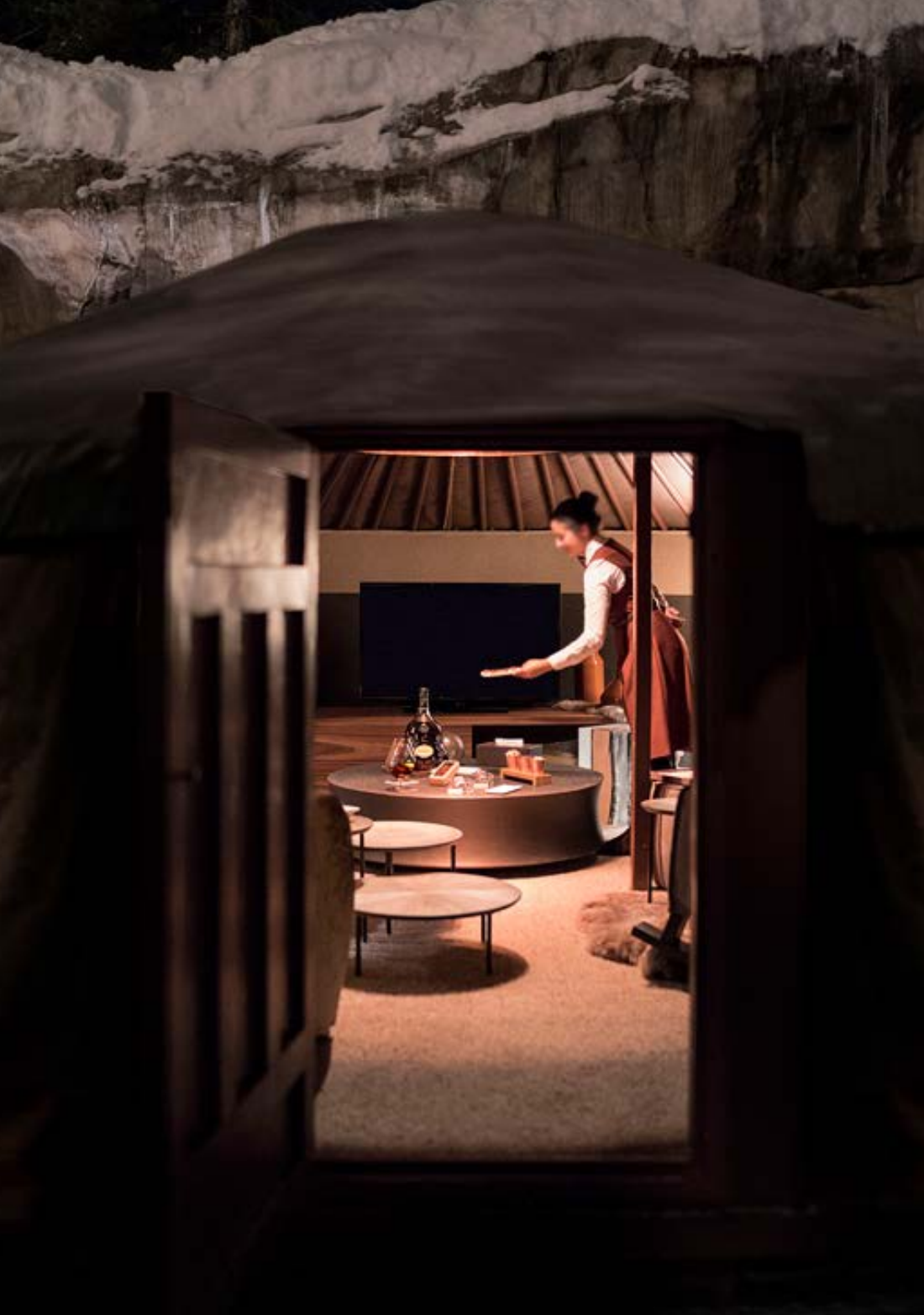 Cheval Blanc Courchevel - Luxury ski hotel gallery image 19 showing alpine architecture, interior design, or mountain views