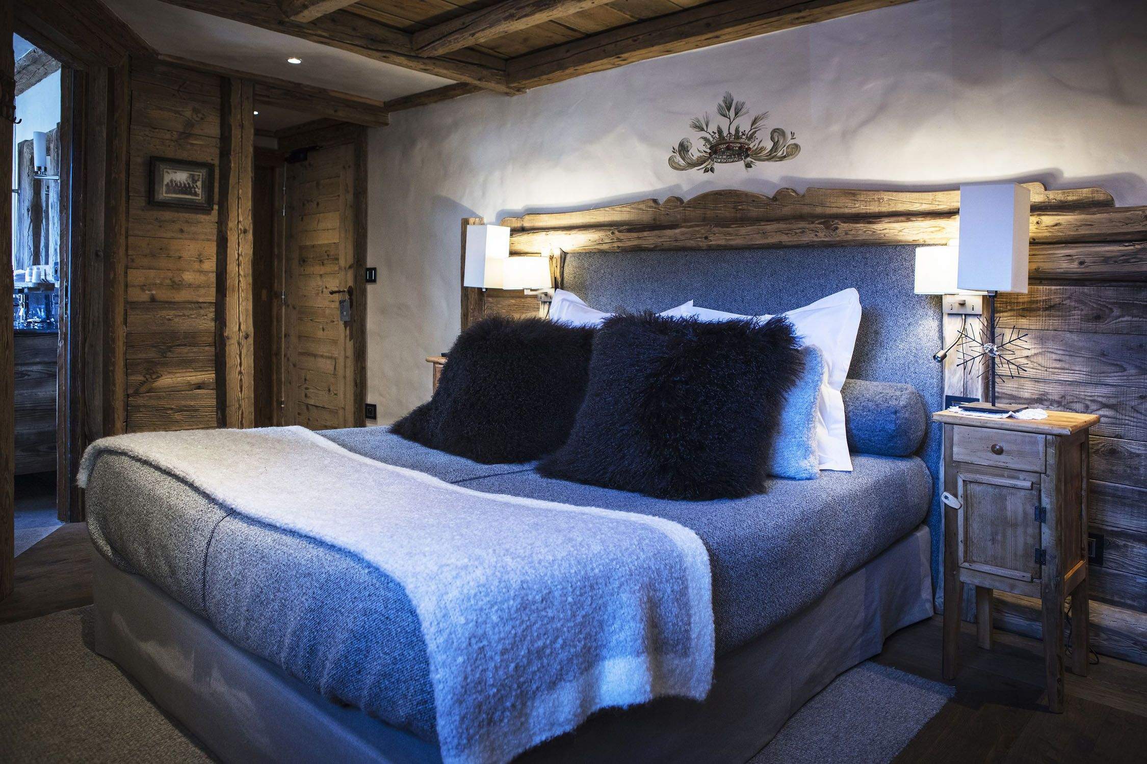 La Bouitte - Luxury ski hotel gallery image 22 showing alpine architecture, interior design, or mountain views