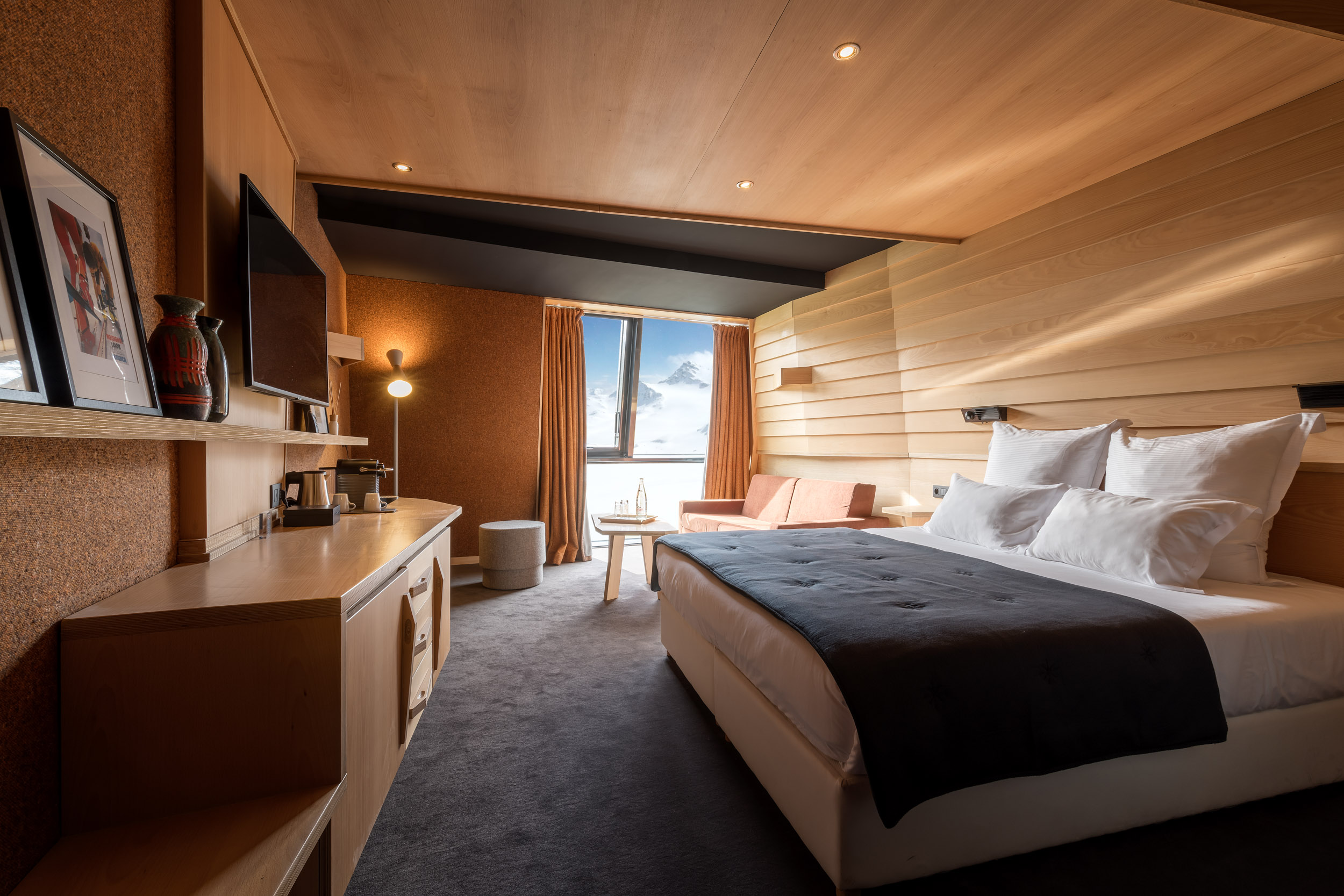 Altapura - Luxury ski hotel gallery image 9 showing alpine architecture, interior design, or mountain views