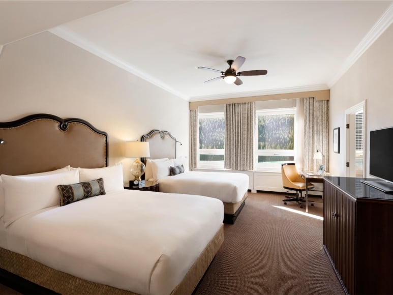 Fairmont Chateau Lake Louise - Luxury ski hotel gallery image 7 showing alpine architecture, interior design, or mountain views