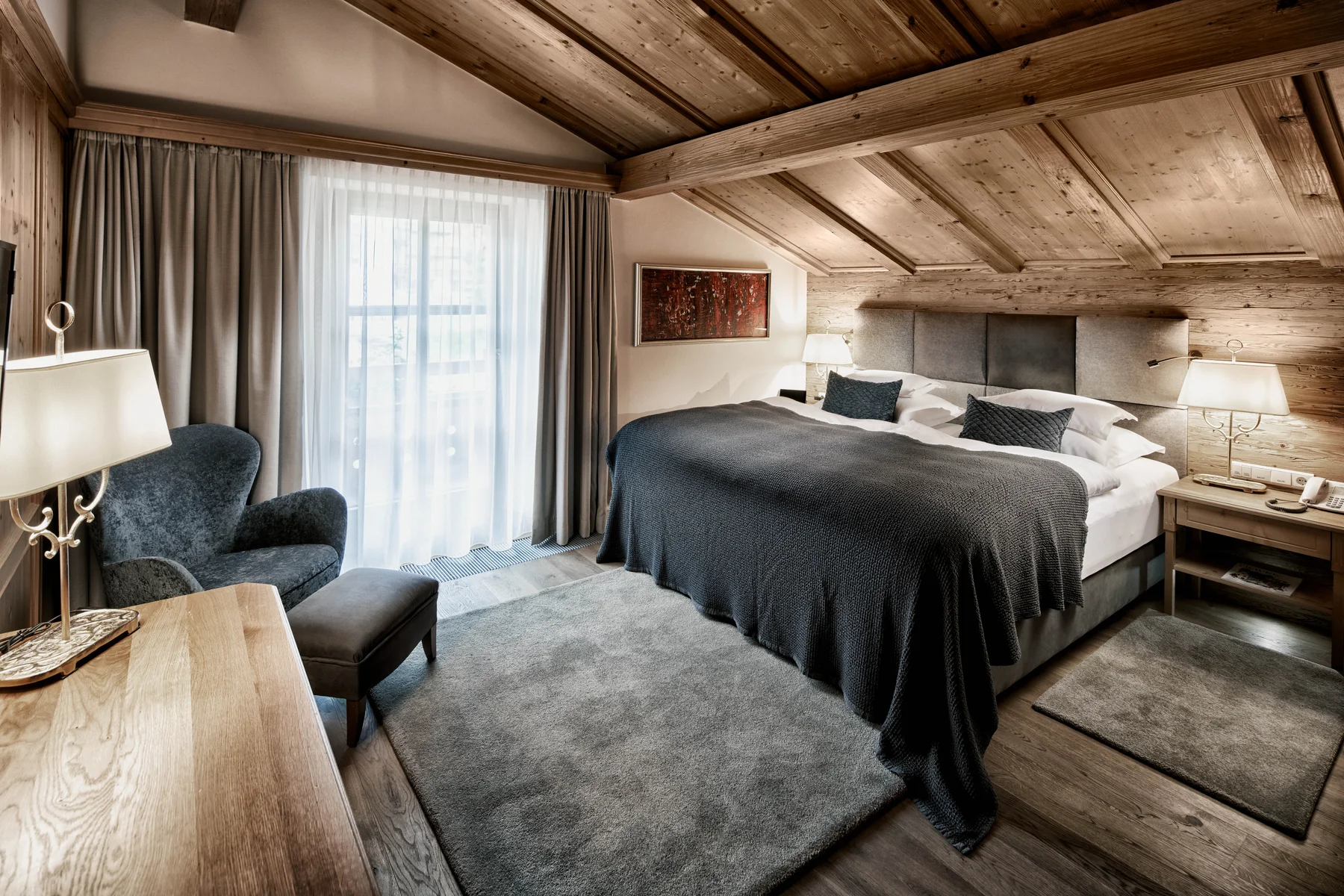 Burg Vital Resort - Luxury ski hotel gallery image 28 showing alpine architecture, interior design, or mountain views