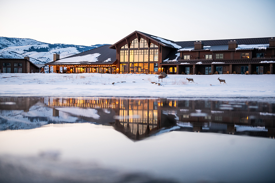 Sage Lodge - Luxury ski hotel gallery image 2 showing alpine architecture, interior design, or mountain views