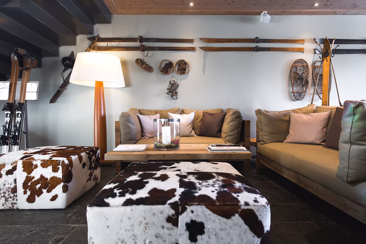 Nira Alpina - Luxury ski hotel gallery image 5 showing alpine architecture, interior design, or mountain views