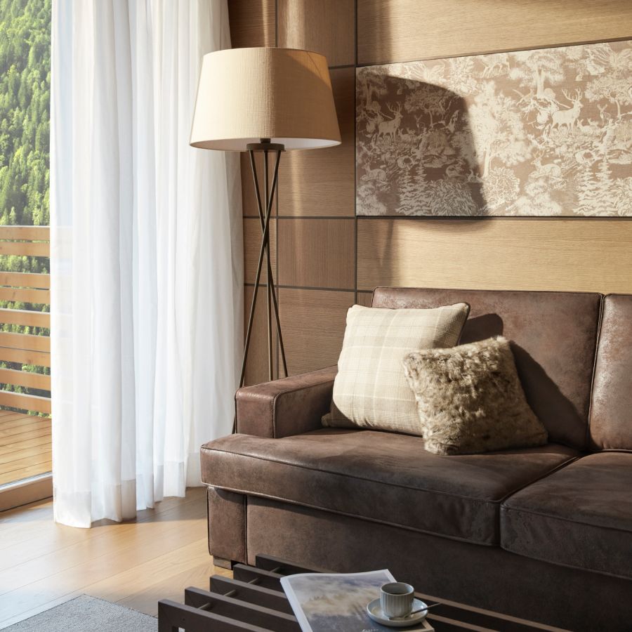 Lefay Resort & Spa Dolomiti - Luxury ski hotel gallery image 9 showing alpine architecture, interior design, or mountain views