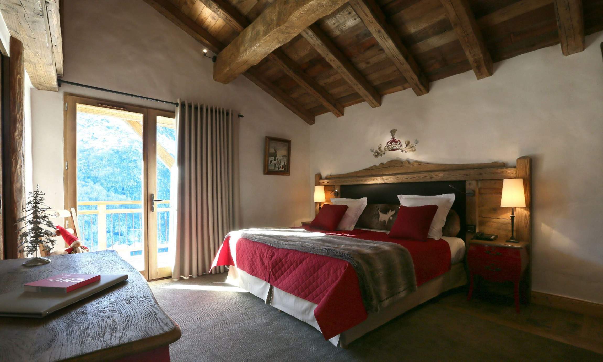 La Bouitte - Luxury ski hotel gallery image 6 showing alpine architecture, interior design, or mountain views