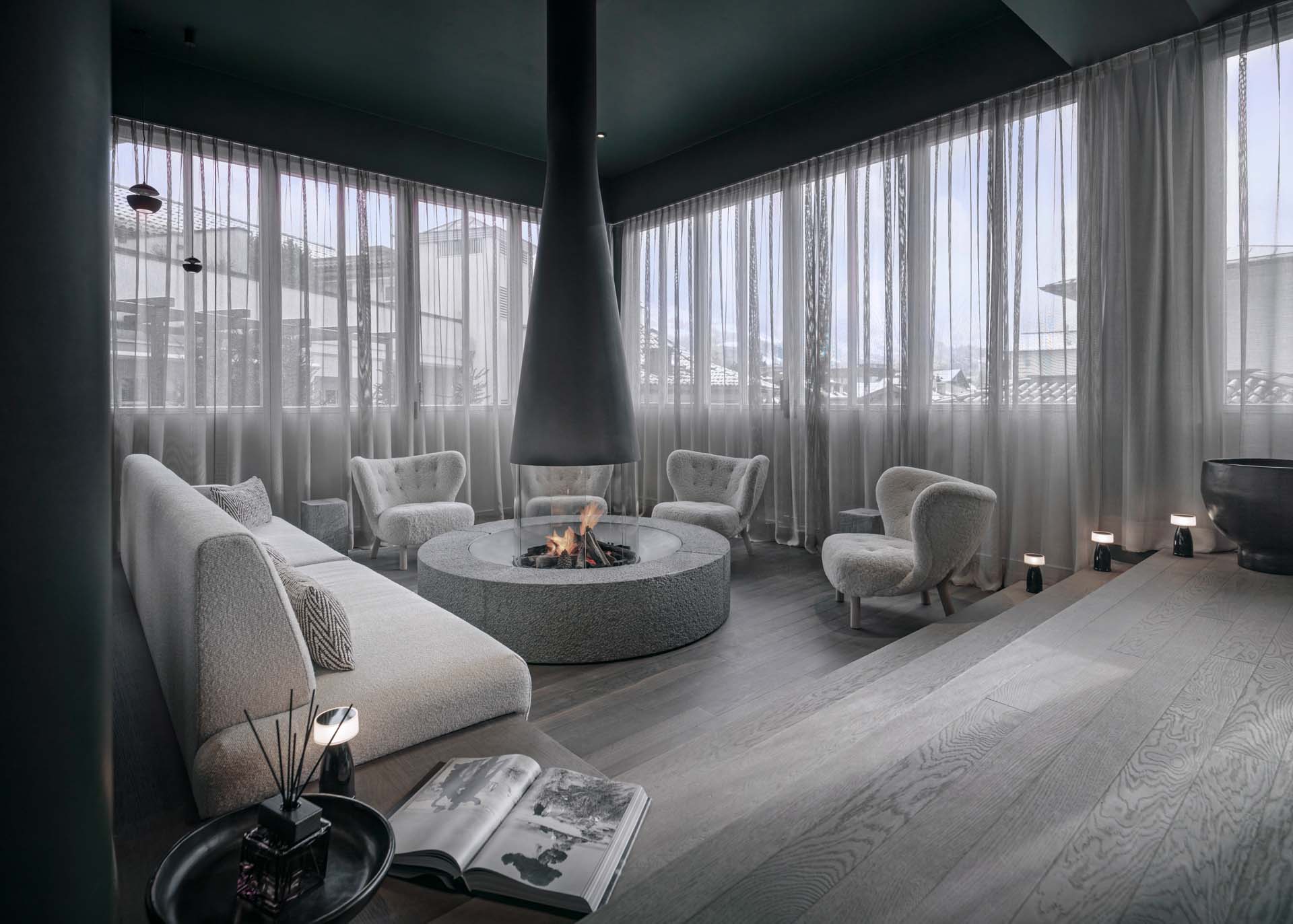 Hotel Weisses Roessl - Luxury ski hotel gallery image 32 showing alpine architecture, interior design, or mountain views