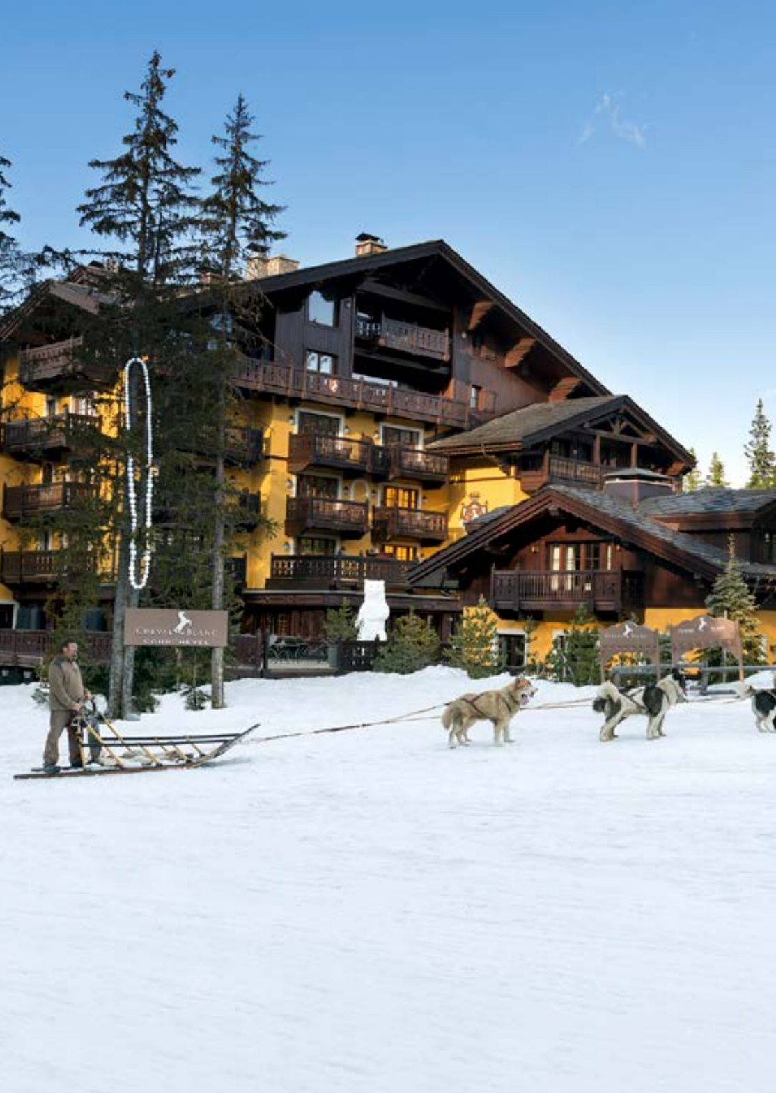 Cheval Blanc Courchevel - Luxury ski hotel gallery image 16 showing alpine architecture, interior design, or mountain views