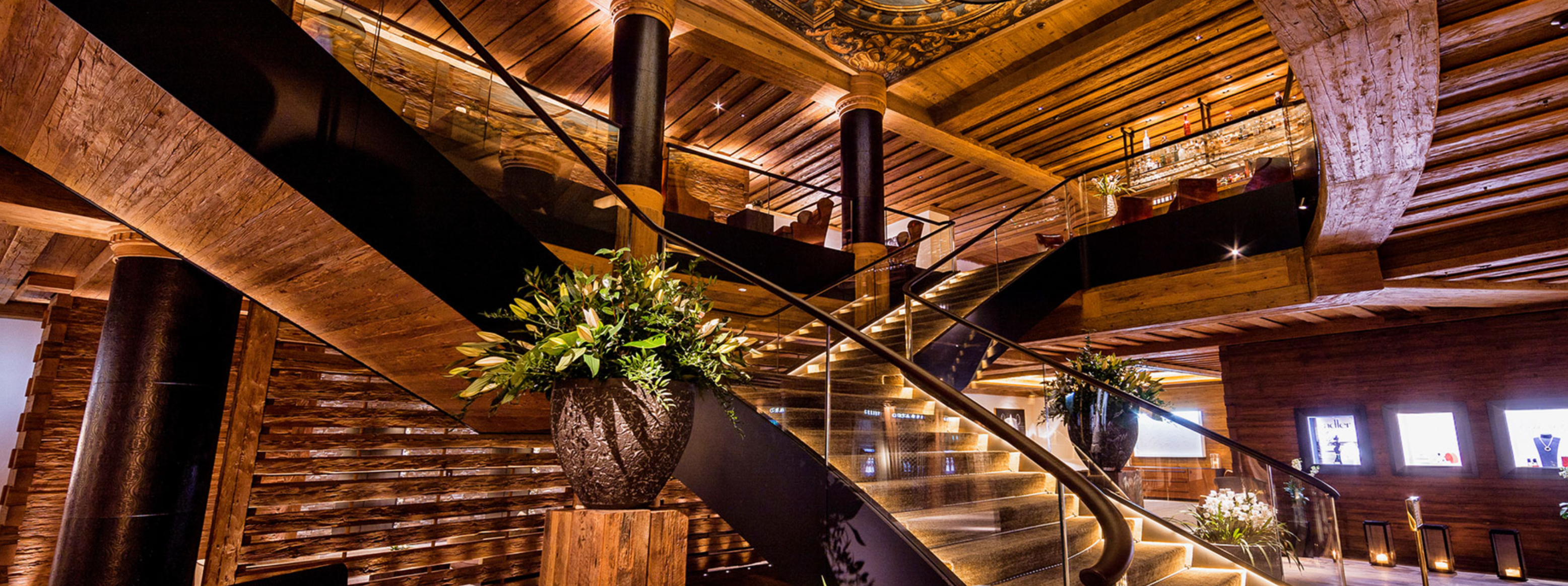 The Alpina Gstaad - Luxury ski hotel gallery image 10 showing alpine architecture, interior design, or mountain views