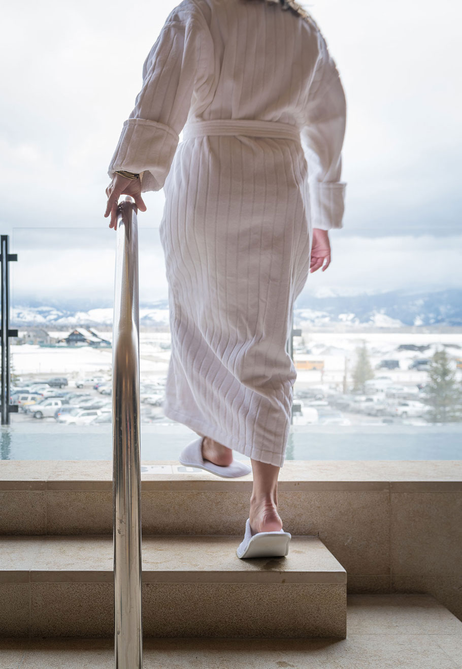 Caldera House - Luxury ski hotel gallery image 21 showing alpine architecture, interior design, or mountain views