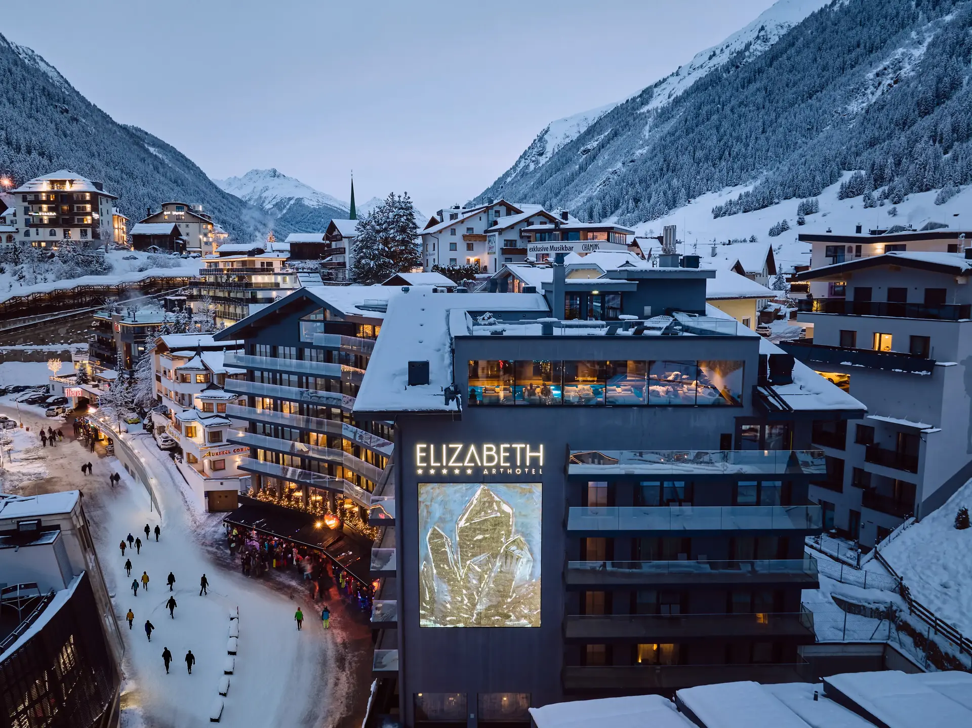 Elizabeth Arthotel - luxury ski hotel in Ischgl, Austria, Austria near Silvretta Arena Ischgl-Samnaun