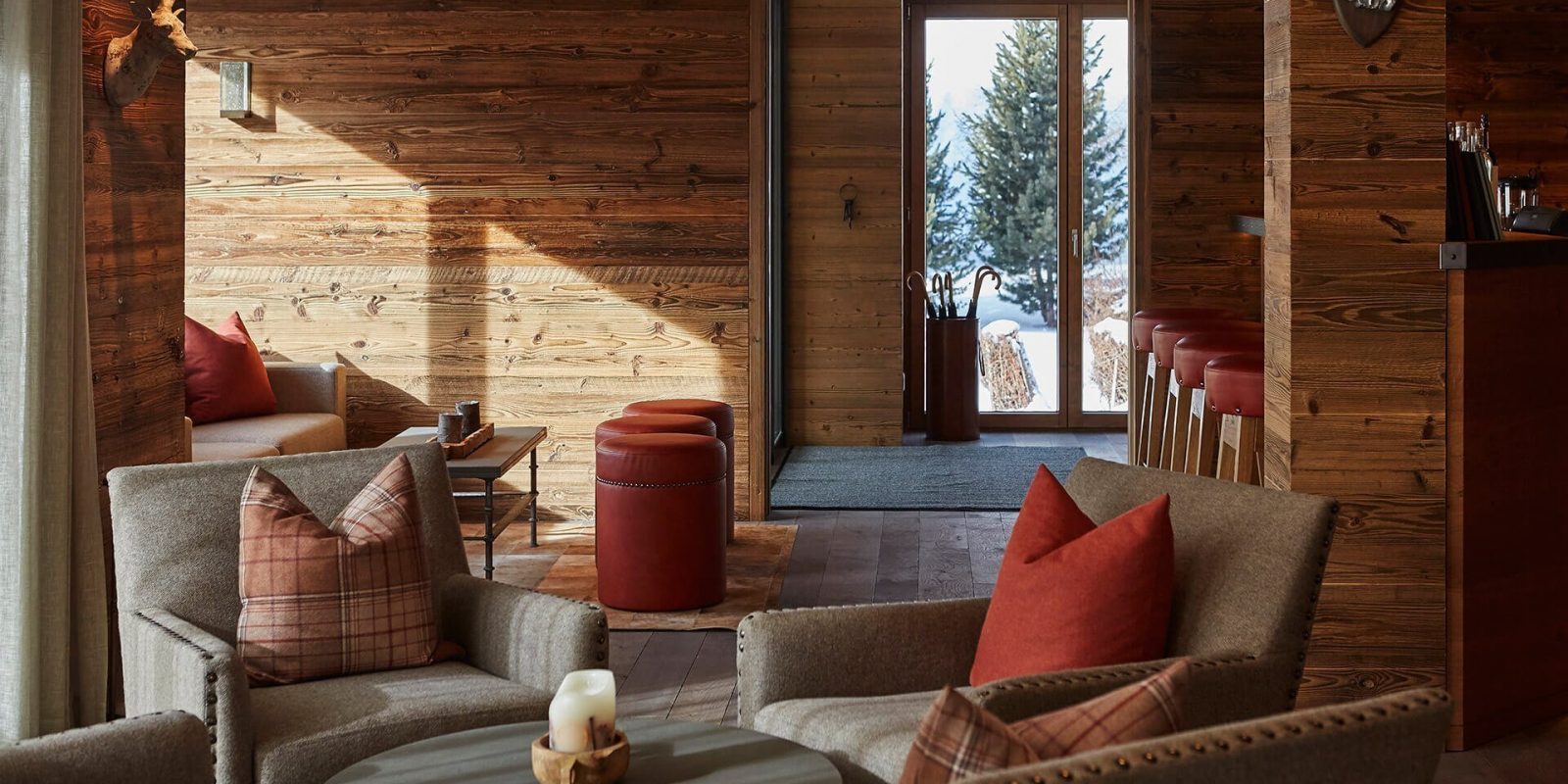 The Capra Hotel - Luxury ski hotel gallery image 27 showing alpine architecture, interior design, or mountain views